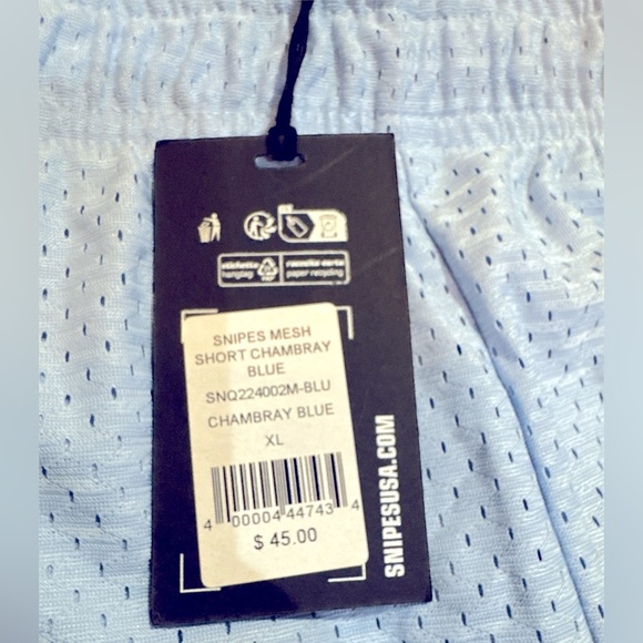 SNIPES Exclusive # 98 Men’s Meshed Activewear Shorts w/ Front zip pockets Sz XL - Picture 7 of 7